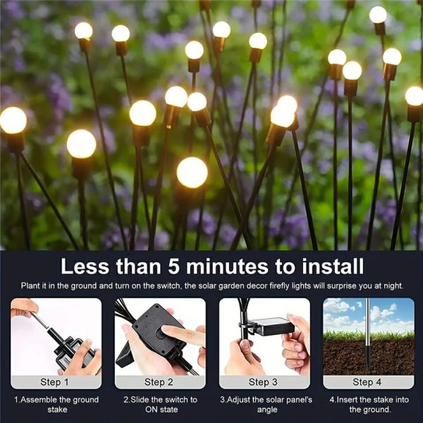 10 Lights – Led Solar Powered Firefly Light