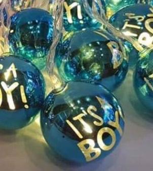 ( 10 Ball ) It’s A Boy , It’s A Girl Fairy Light