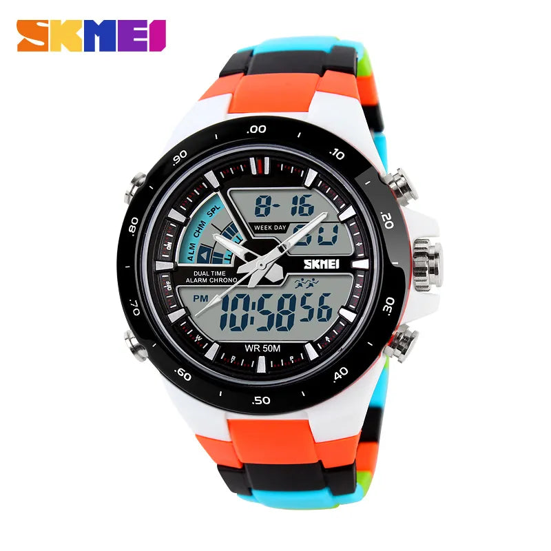 SKMEI Brand Casual Men Sports Watches Digital Quartz Women Fashion Dress Wristwatches LED Dive Military Watch relogio masculino