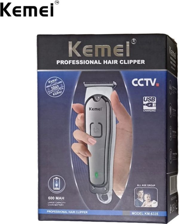 Kemei Rechargeable With Stainless Steel Blade Trimmer