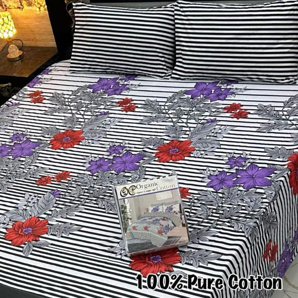 LUXURIOUS KING SIZE BEDSHEET  ORGANIC 1