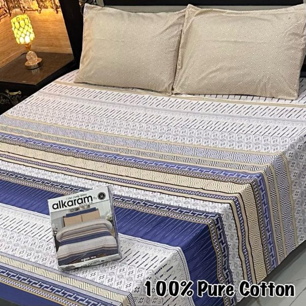 LUXURIOUS KING SIZE BEDSHEET ALKARAM 1