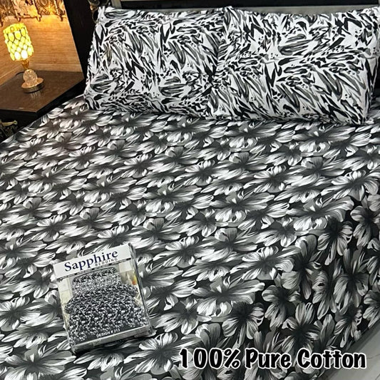 LUXURIOUS KING SIZE BEDSHEET SAPPHIRE 2