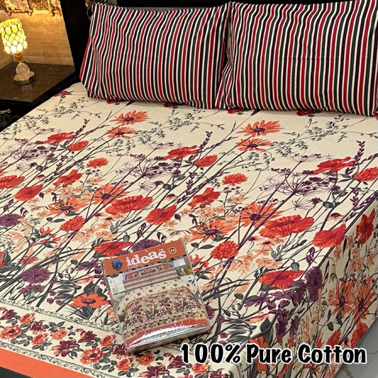 LUXURIOUS KING SIZE BEDSHEET DESIGN 4