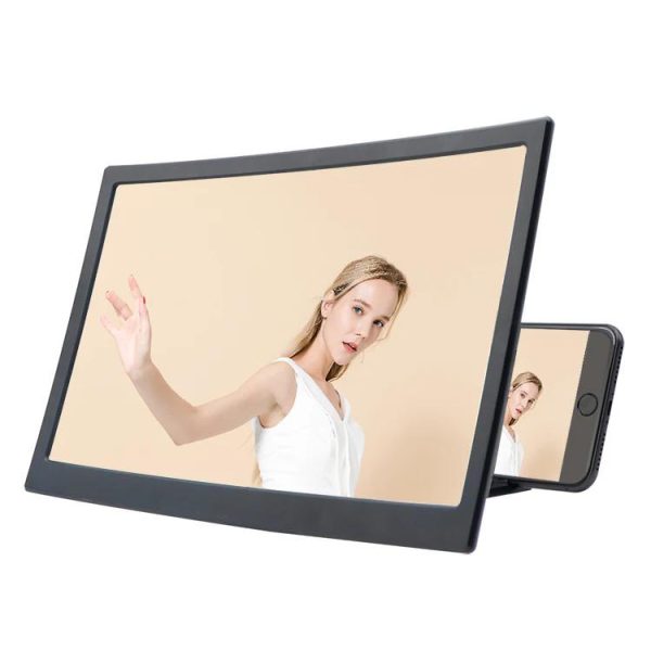 Mobile Phone Screen Magnifier 12 Inch Hd Video Amplifier Stand For Smartphone Gdeals