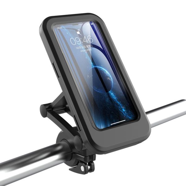 Motorcycle Bike Phone Holder Adjustable Waterproof Bicycle Cellphone Stand