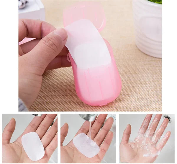 Portable Outdoor Travel Soap Paper Washing Hand