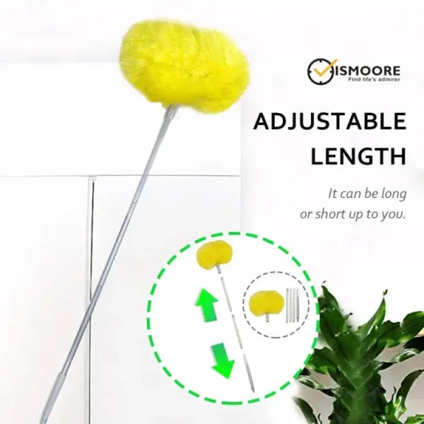 Removable Ceiling Fan Duster Washable Retractable Clean Brush Soft Duster Brush