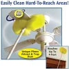 Removable Ceiling Fan Duster Washable Retractable Clean Brush Soft Duster Brush