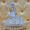 Royal Tea Set High Quality Gold and silver Plated 5ltr With 6 Pcs Cups