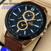 Time Worth Evidence Stylish Brown Leather Strap Watch – Without Box