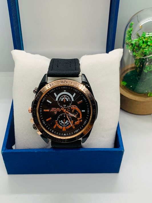 Timeworth Men’s Round Watch – Without Box (random Colour)