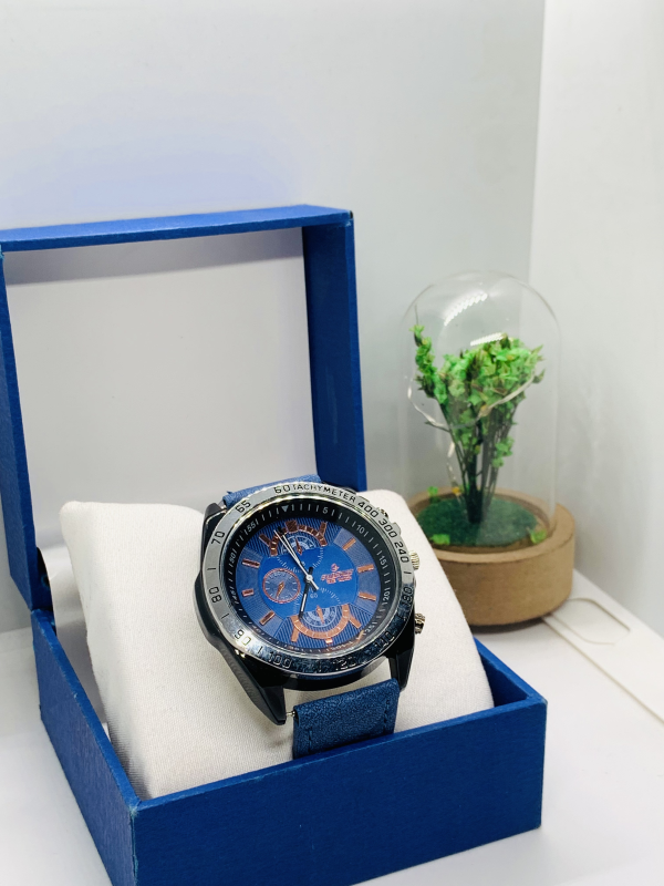 Timeworth Round Men’s Watch – Without Box (random Colour)