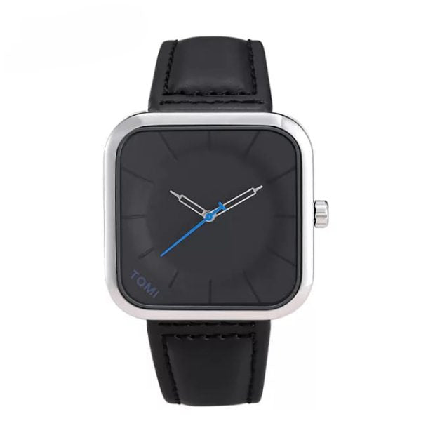 Tomi T-093 Men’s Watch Date Quartz Leather Strap