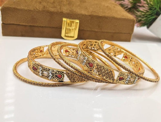 5 Pcs Duo Style Bangles