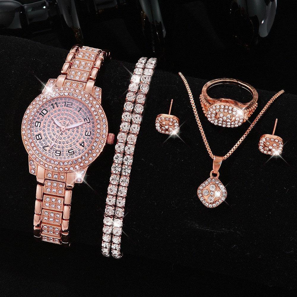 Women's Diamond Artificial Set - Roman Watch