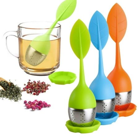 Silicone Tea Infuser – Stainless Steel Strainer Drip