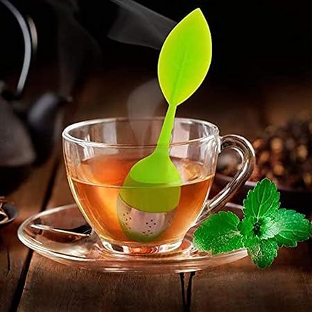 Silicone Tea Infuser – Stainless Steel Strainer Drip