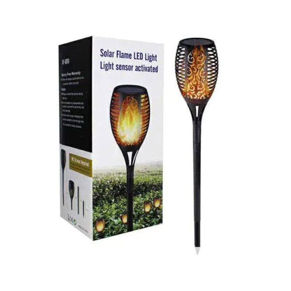 Solar Torch Lights With Flickering Flames For Outdoors Garden Path Light Solar-